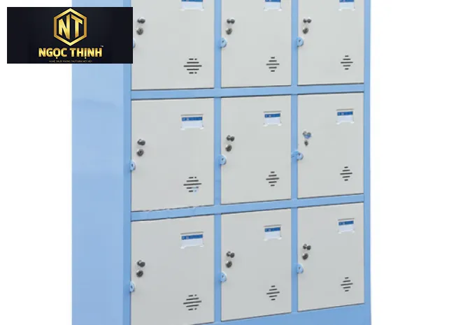 Tủ sắt để đồ sơn tĩnh điện gồm 18 khoang cánh mở TMG983-3K